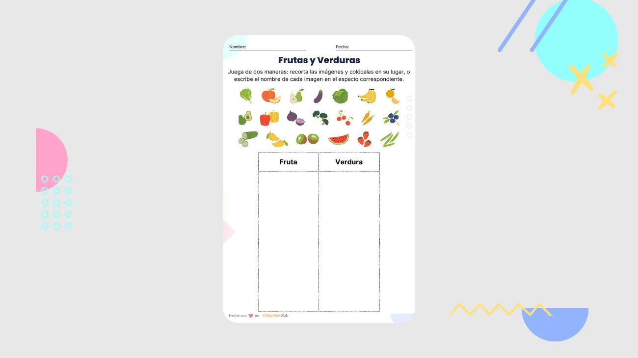 Frutas y verduras