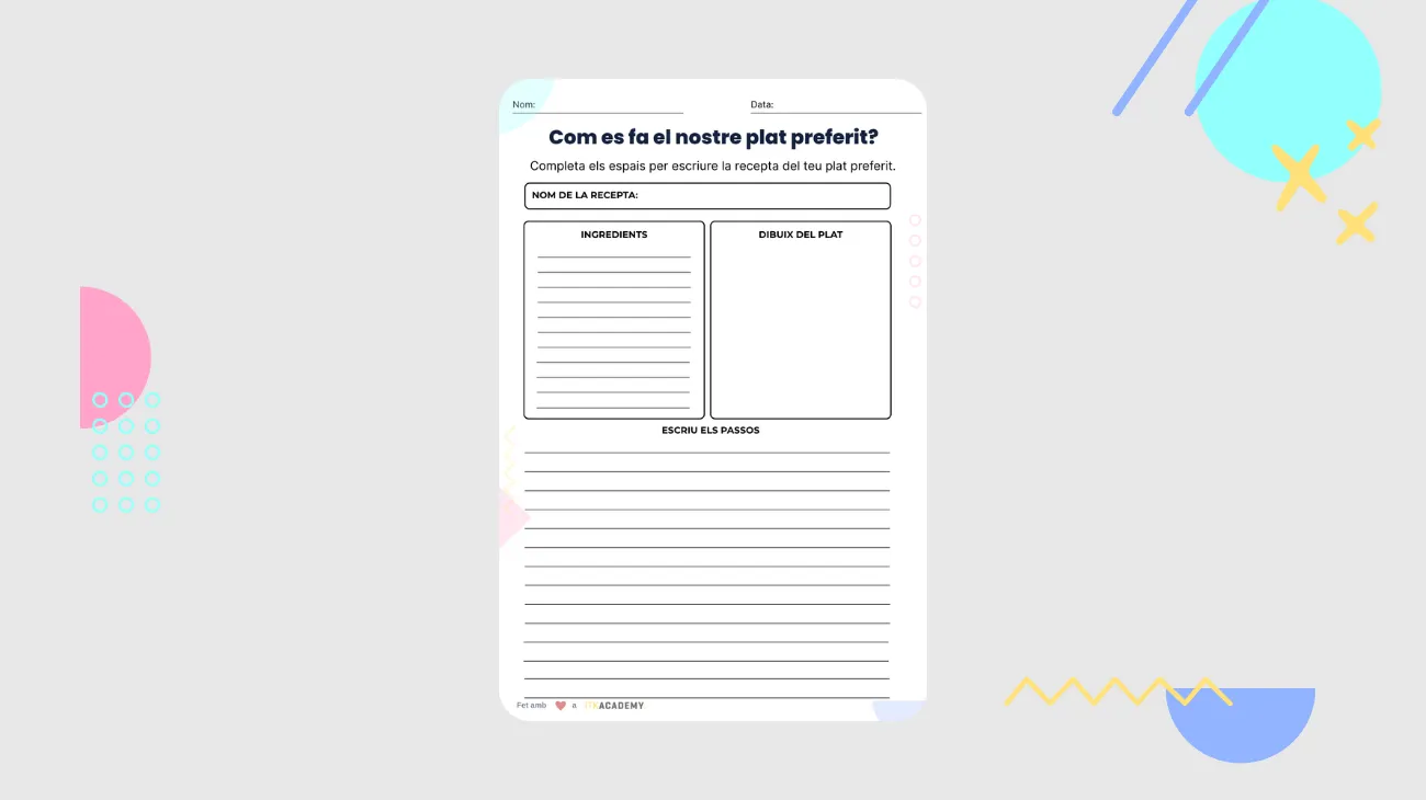 Com es fa el nostre plat preferit?