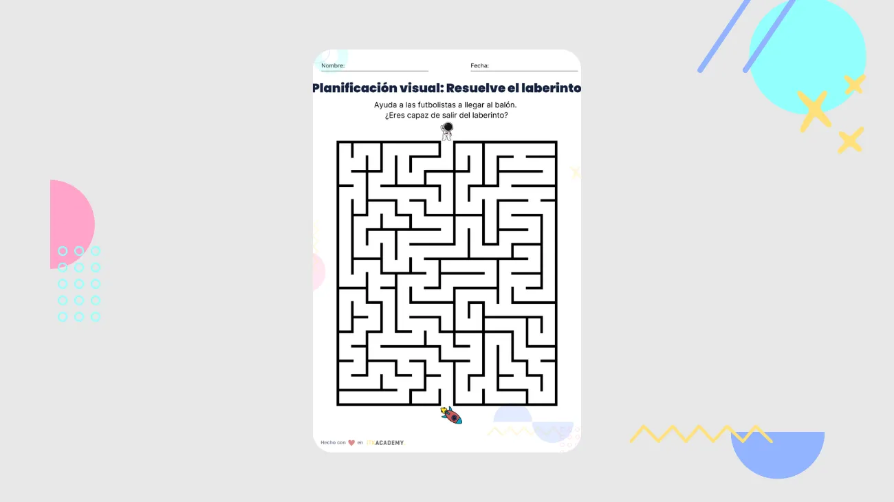 Planificación visual: Resuelve el laberinto vol.3