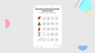 Reconeixement de fonemes Nadal: La primera lletra català vol.3